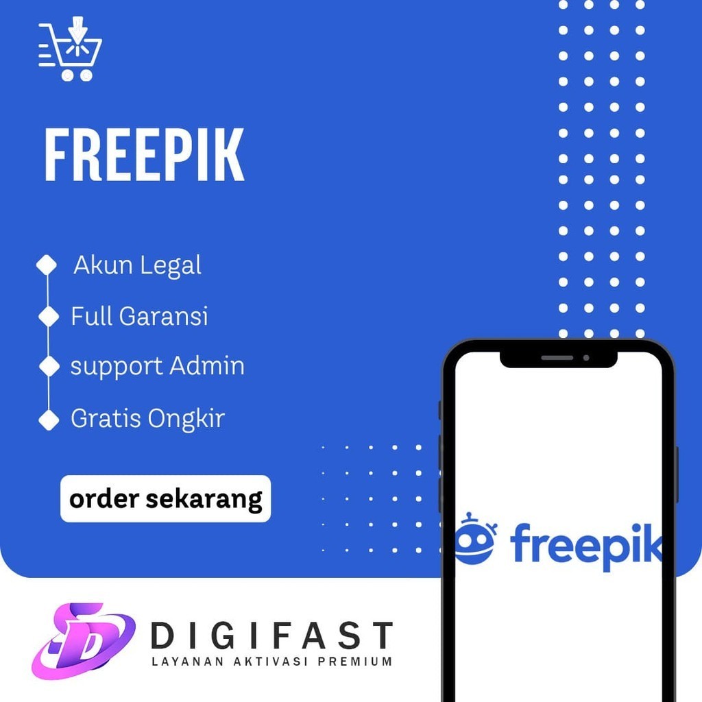 Akun Freepik Premium 1 Tahun Garansi Full