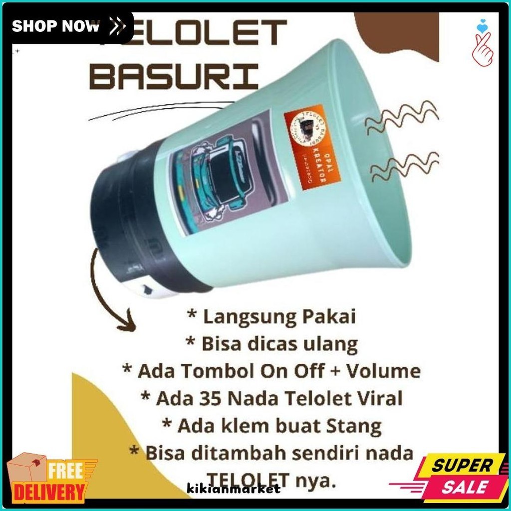 

Telolet Basuri New Design Eco (Order Sebelum Ketinggalan)