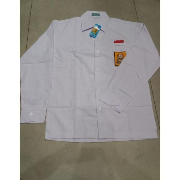 

Seragam SMP/SMA/SMK Baju putih dan coklat panjang DISKON BESAR