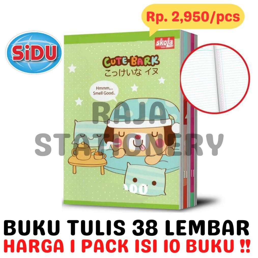 

BUKU TULIS 38 LEMBAR GARIS A5 SKOLA BY SiDU NOTEBOOK SKOLA BY SINAR DUNIA BUKU TULIS ANAK SEKOLAH PACK [10PCS] DISKON BESAR