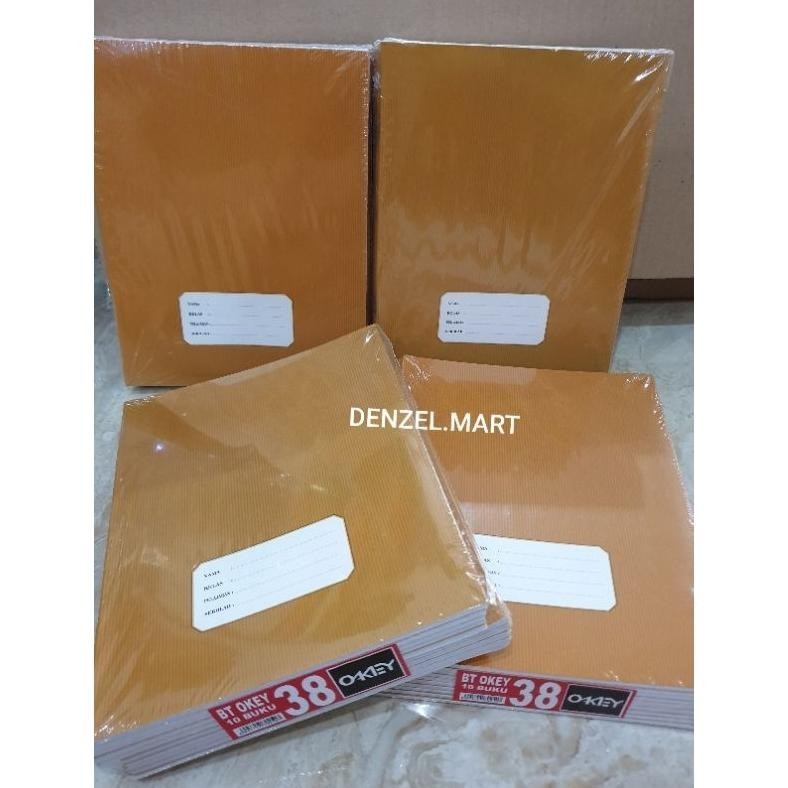 

Buku tulis OKEY isi 38 lembar 1 pak 10 buku BISA COD