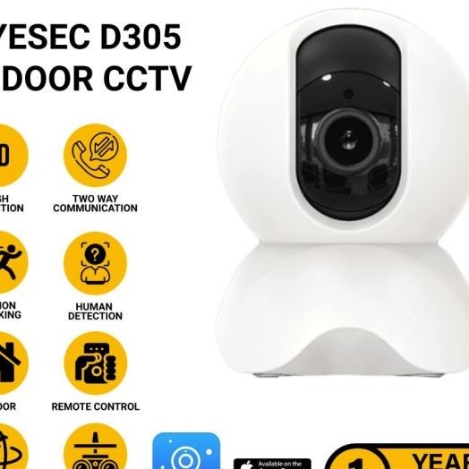 Eyesec Cctv Wifi Indoor 1080P Ip Camera Cctv 360 Ptz Smart Cctv