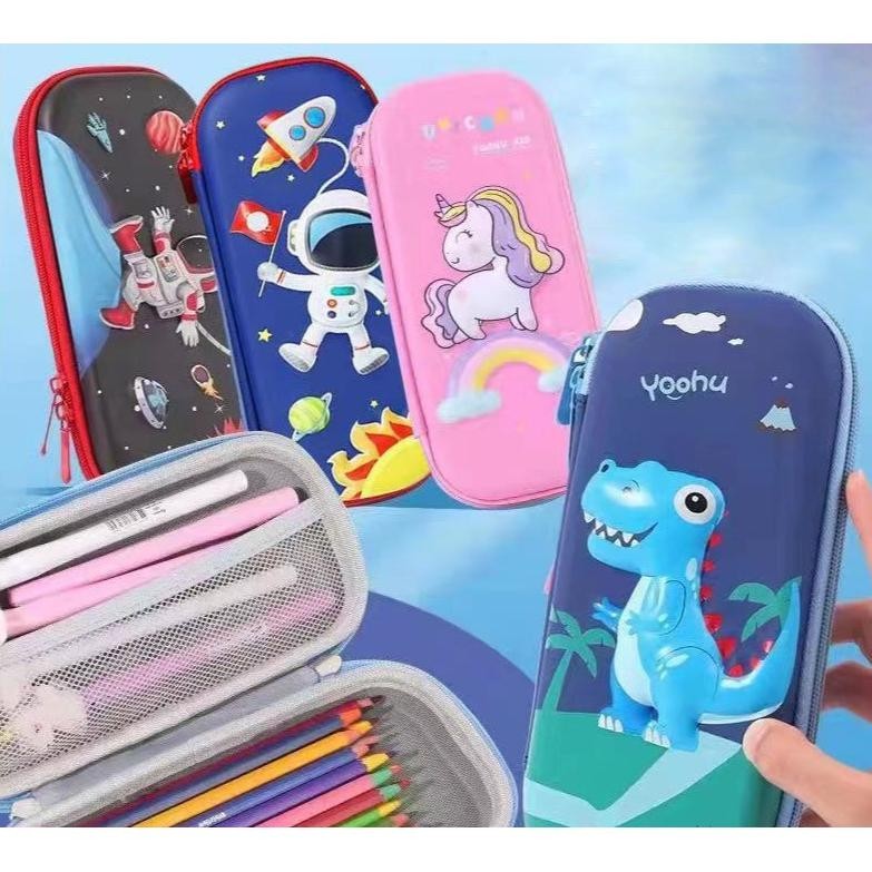 

KIARA Tempat Pensil Karakter 3 Dimensi / Tempat Pensil Anak Sekolah Laki Laki Perempuan / Box Tempat Pensil Sekolah Anak Karakter Gambar Unicorn Dinosaurus / Pencil Case / Peralatan Sekolah TERMURAH