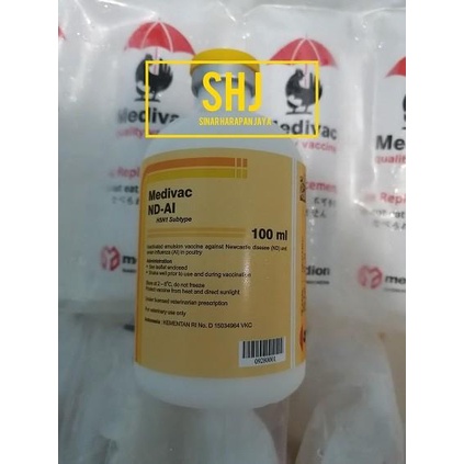 Vaksin Inaktif Medivac Nd-Ai 100Ml (200 Ekor)