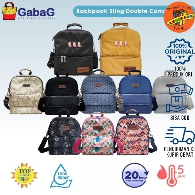 &<&<&<&] GABAG Cooler Bag - Backpack Tas Asi