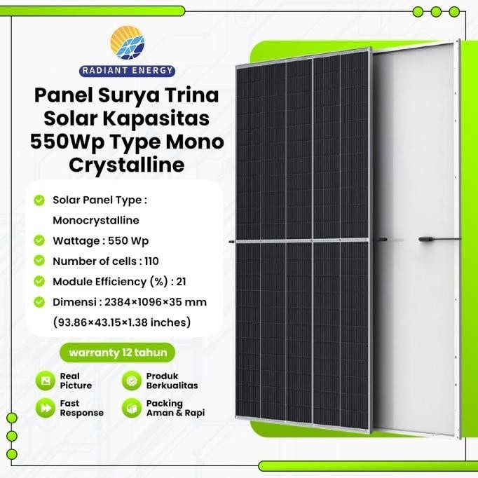 SNI Trina Solar 550Wp Monocrystalline Tier 1