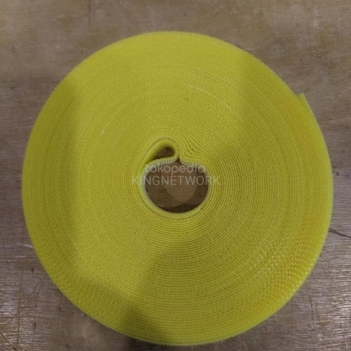 

Velcro Pengikat Kabel 5M-10M-20M Fo/Fiber Optik Tebel 1CM