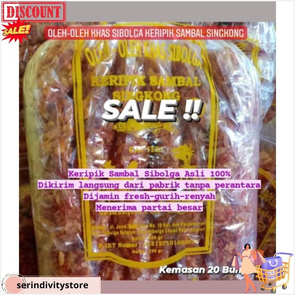 

Termurah Keripik Sibolga Isi 20 Pcs Enak |Harga Reseller |Langsung Akun Owner Terlaris