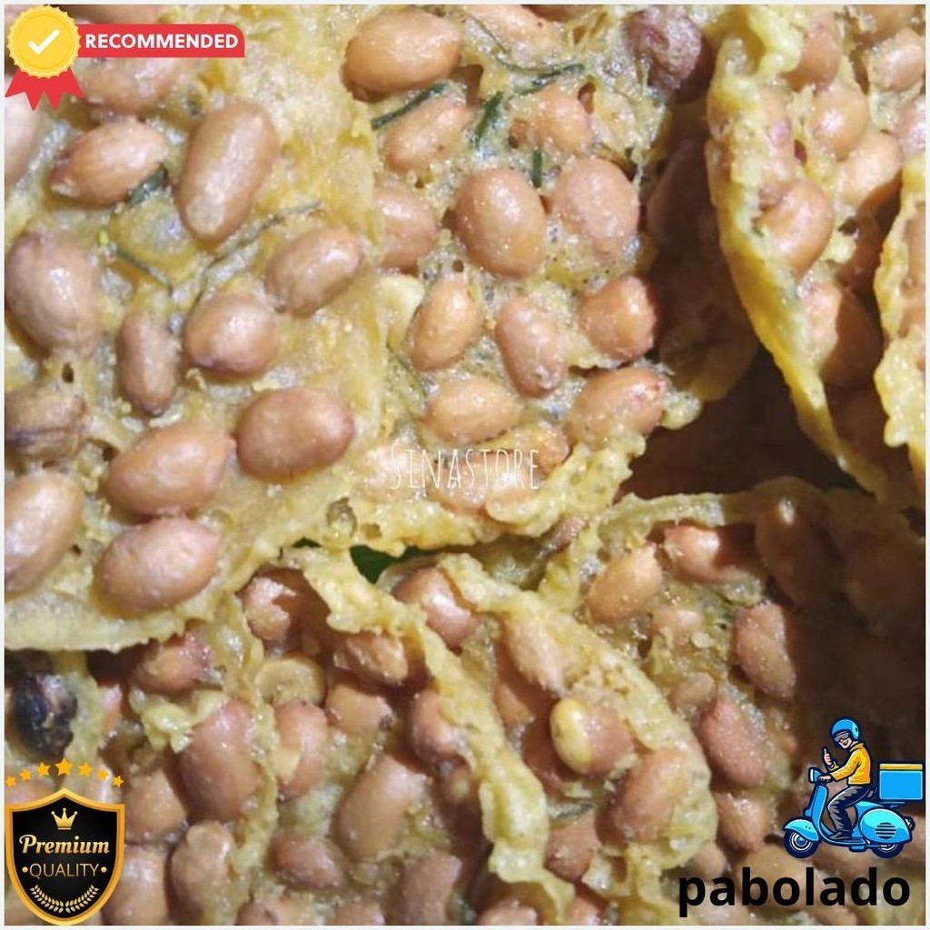 

Rempeyek Kacang Tanah Gurih Renyah Setengah Kilo/500Gram Original Produk