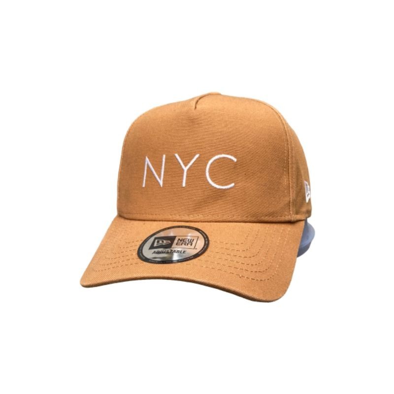 Topi Newera NYC Golden Brown OSFA Second Original Murah