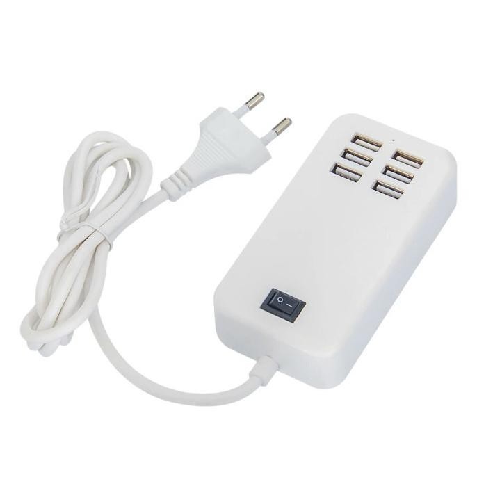 Adaptor Usb Charger 6 Port / Charger Usb 6 Port / Travel Usb