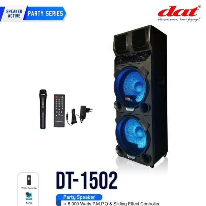 SPEAKER TROLLEY DAT 1502 SPEAKER PORTABLE DAT DT 1502 ORIGINAL