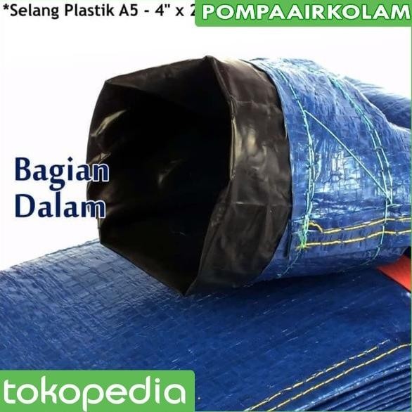 Selang Terpal 4 Dim Selang Air Irigasi 4 Inch 25 Meter !! Ready