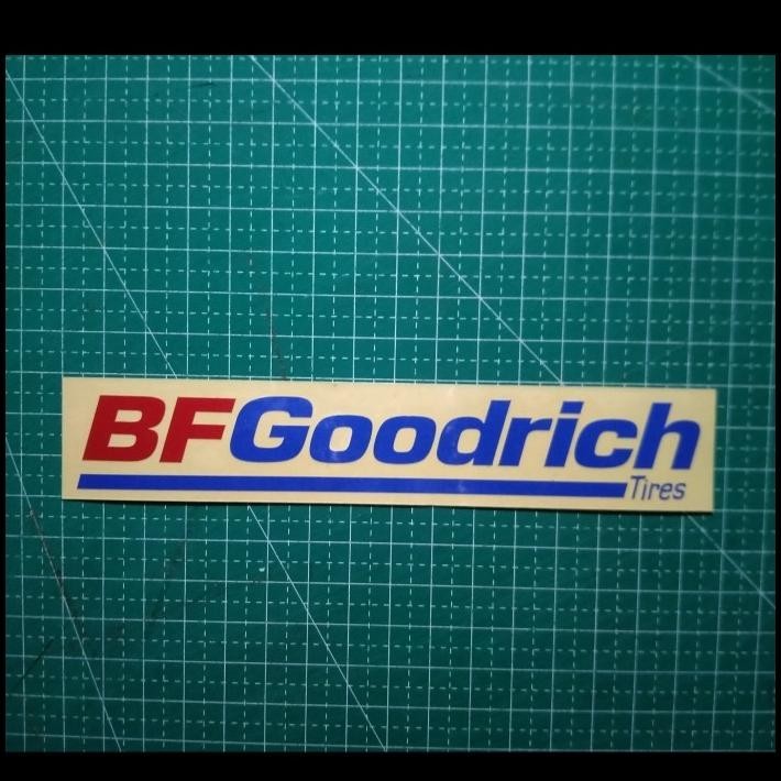 

BEST DEAL STIKER BF GOODRICH TIRES RED AND BLUE OF TEXT !