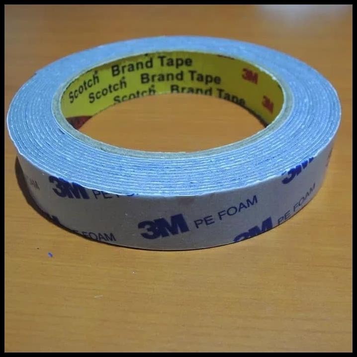 

DISKON DOUBLE TAPE 3M PEREKAT BOLAK BALIK 3M ABU BB BUSA 24MM X 4.5 M !!!!!