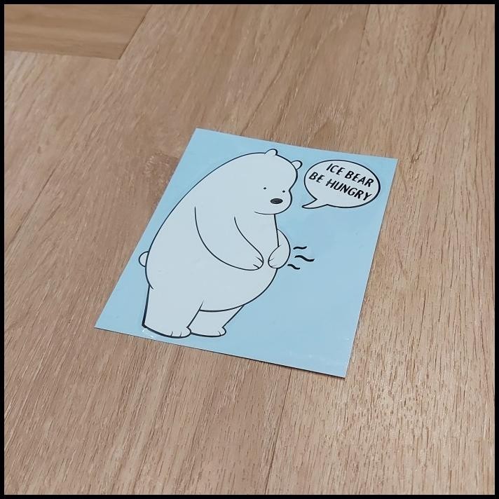 

TERBARU STIKER ICE BEAR HUNGRY. WE BARE BEARS LUCU BANGET GAN !!!!!