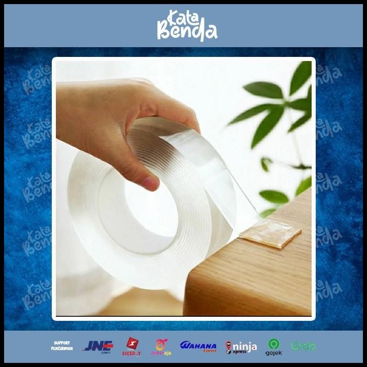 

GRATIS ONGKIR NANO MAGIC TAPE DOUBLE TAPE BENING SUPER SELOTIP 2 SISI KUAT - 2 METER !!!!!!!