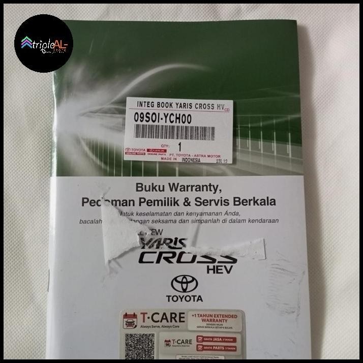 HOT DEAL BUKU MANUAL PEDOMAN OWNER BOOK MANUAL NEW YARIS CROSS ORIGINAL TOYOTA 