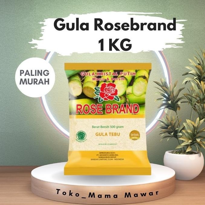 

Terlaris Paling Murah Gula Rosebrand Hijau/Kuning Kemasan 1Kg Ready Stok