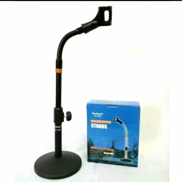 Paling Baik Stand Mic Meja- Stand Mic Podium Flexibel Termurah