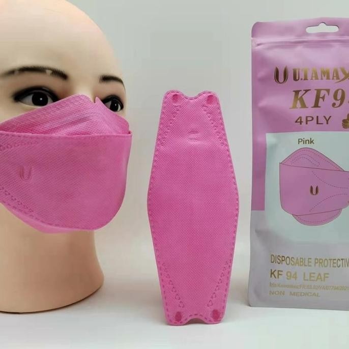 (Utamaxcare) Masker Utama KF94 Model Korea 4Ply isi 10 Pcs