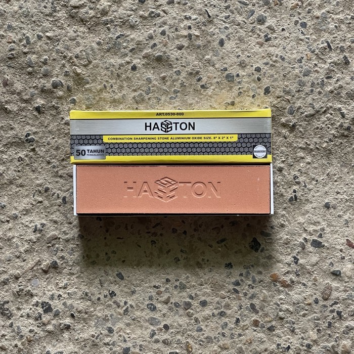 Batu Asah Pisau panjang 8 inci Hasston Batu Gosok Pisau BAGUS
