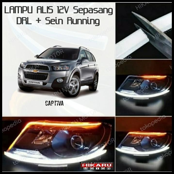 BEST DEAL LAMPU ALIS CHEVROLET CAPTIVA LED DRL SEIN RUNNING WATERPROOF SEPASANG