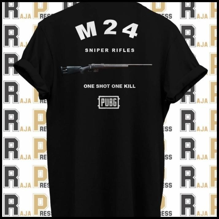 BEST DEAL BAJU - KAOS PUBG GAME WEAPON EDITION M24 SNIPER RIFLE - TSHIRT PUBG 