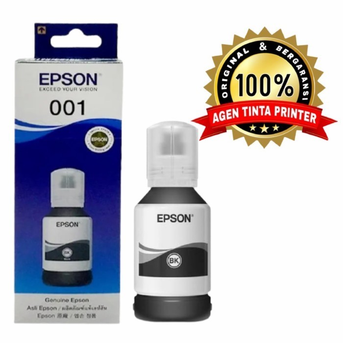 Tinta Epson 001 Black Original For Printer L4150-L4160-L6160