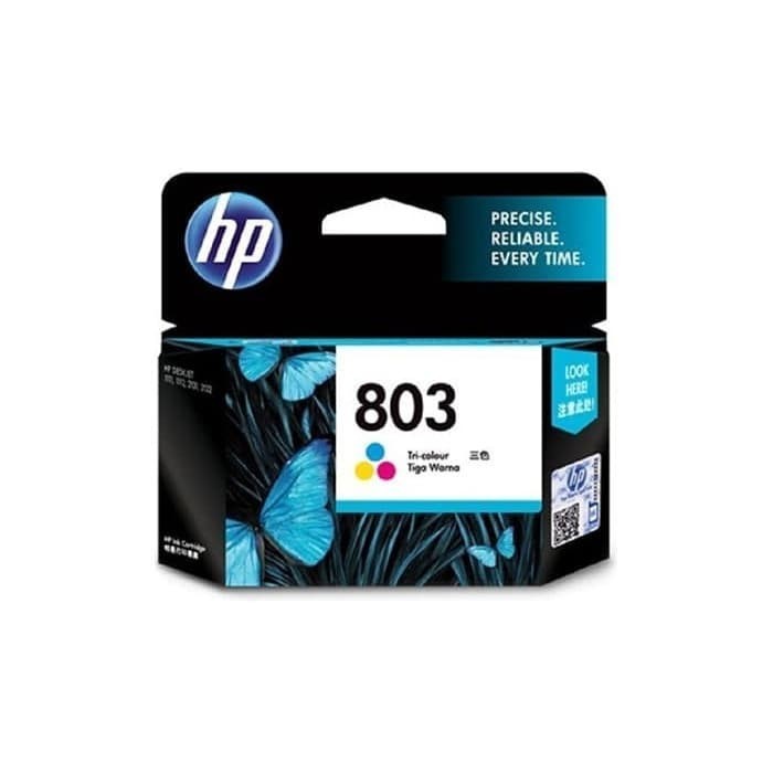 Tinta Cartridge Hp 803 Colour Original Untuk Printer Hp 2623 Dll