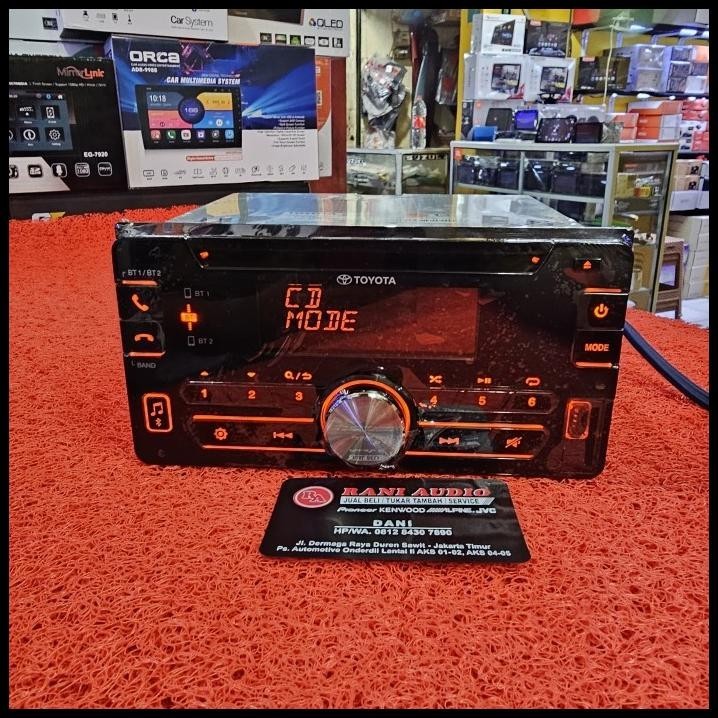 HOT DEAL HEAD UNIT TOYOTA CALYA 2016-2018 DPX5000BTIT BLUETOOTH USB CD AUX RADIO FM AM ORISINIL 