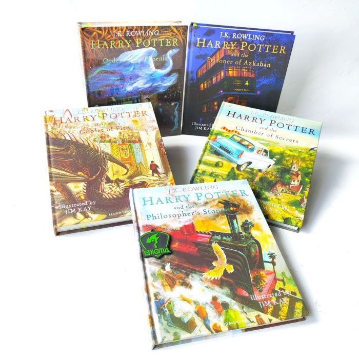 BUKU HARRY POTTER ILLUSTRATED VERSION HARD COVER - ENIGMAZONE