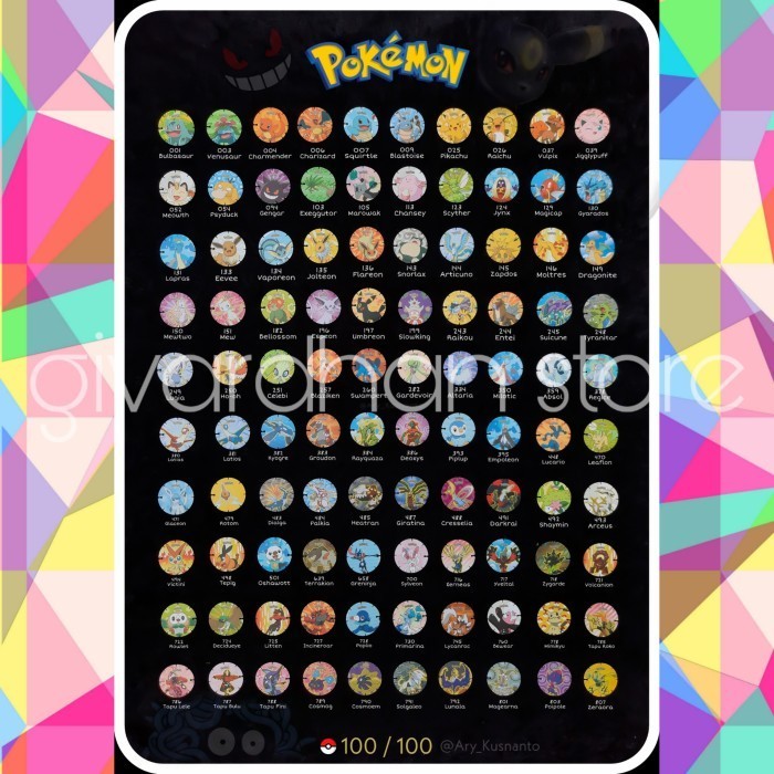 Lagi Promo Tazos Chiki Balls Pokemon Coin Rare Miss cut Miss Print - Bewear Murah