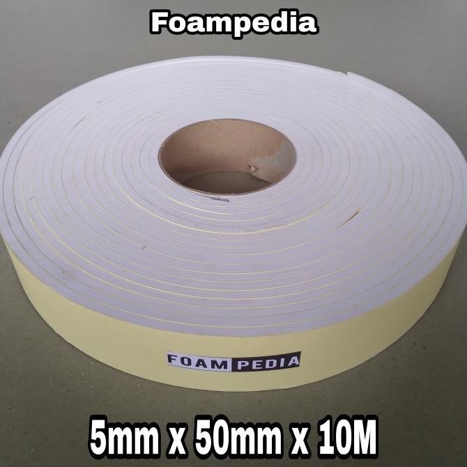 

Single Foam Tape Putih 5 mm x 50 mm x 10M