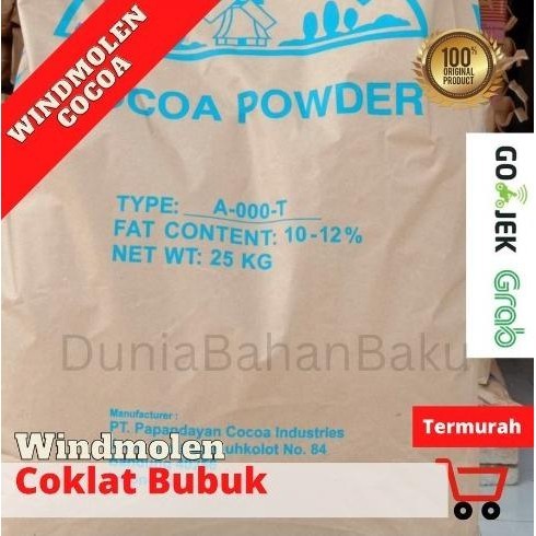 

COKLAT BUBUK WINDMOLEN COCOA POWDER 1KG ASLI 100% | Kemasan ALU STS