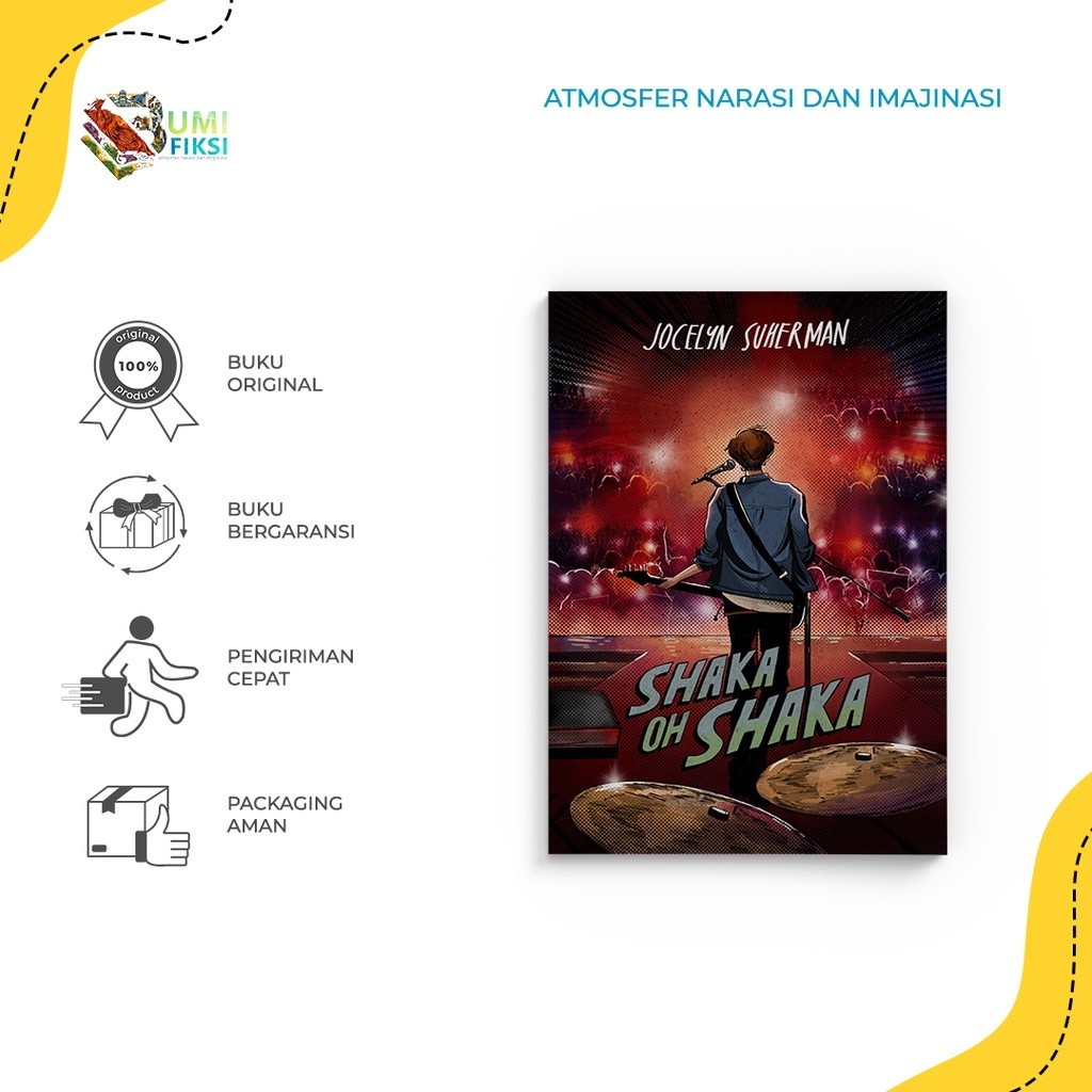 Buku Novel Shaka Of Shaka - Jocelyn Suherman (Paket Antares & Ardialova) - Bumi fiksi