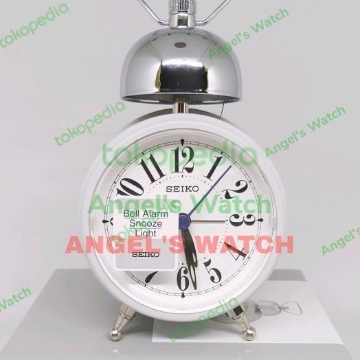 Qhk055 Jam Weker Seiko Kring Quiet Sweep Senyap