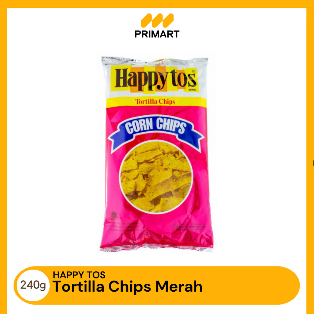

Happy Tos Tortilla Chips Keripik Tortilla Merah 140 gr