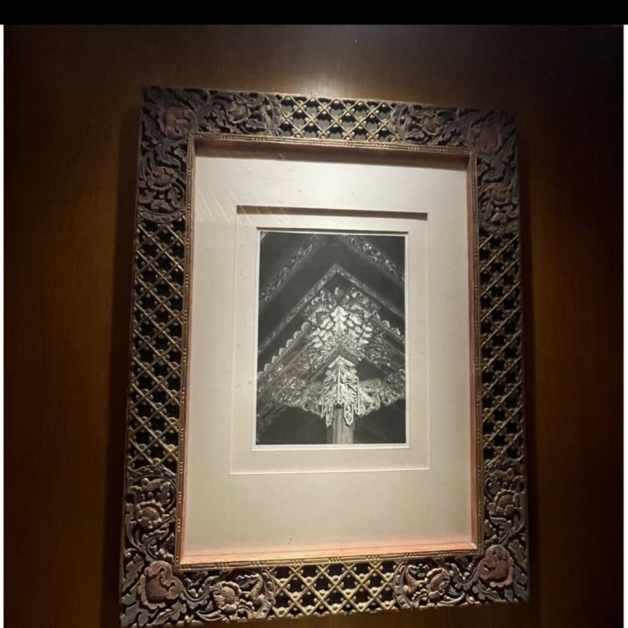 GRATIS ONGKIR Frame lukisan klasik ukiran bali by pak Rudy
