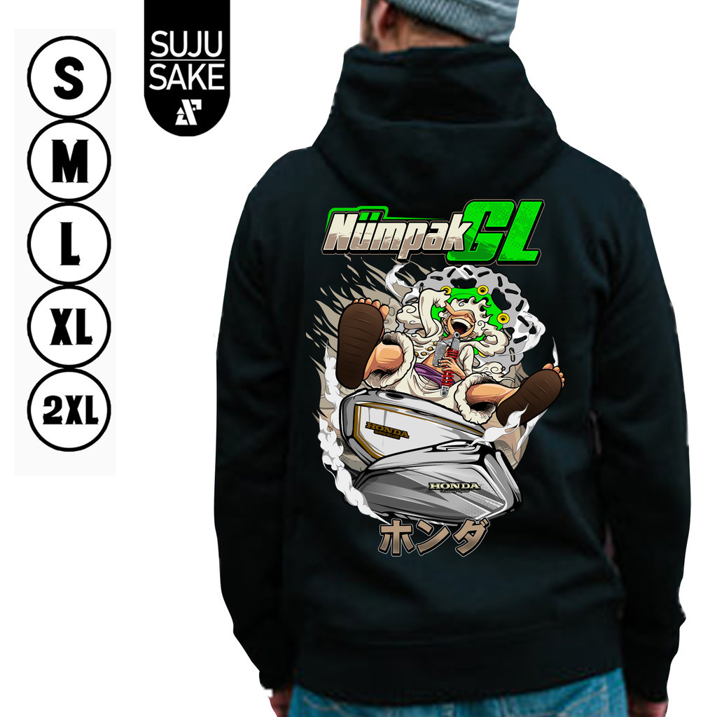 Sujusake Industries Jaket Hodie Hoodie Hudi Hodi Jemper Hode Komunita Comunita Club Motor Honda Gl G