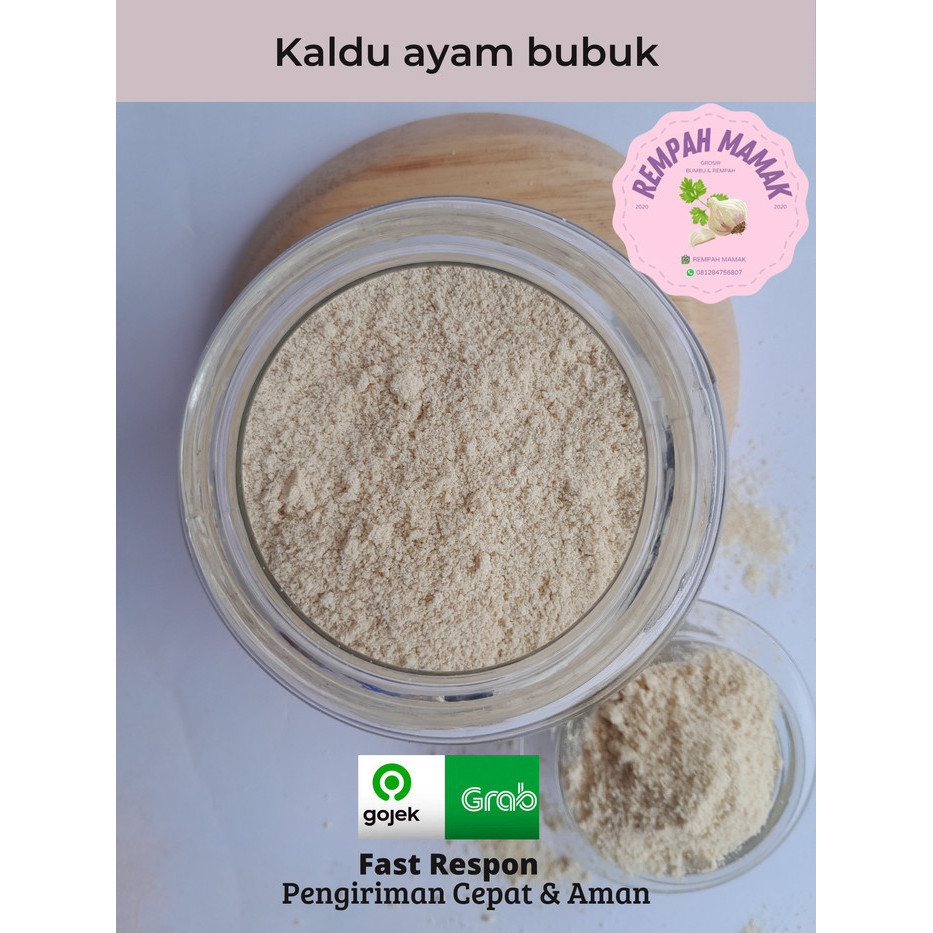 

Kaldu Ayam Bubuk 500Gr / Chicken Stock Powder / Extract Chicken Powder