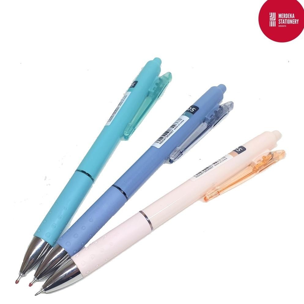 

ad-532 (ISI 12)Pulpen/Bolpen/Ballpoint/Ballpen Gel Cetekan/Click Debozz DB-G05 0.5 mm Murah