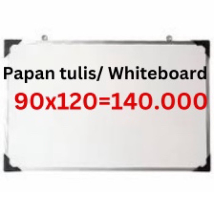 

Papan Tulis / Whiteboard ukuran 90x120 BAGUS MURAH