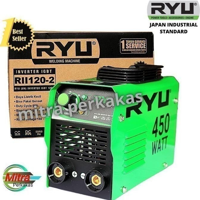 Ryu 450 Watt Rii 120-2 Mesin Las Igbt 120A Trafo Las Inverter