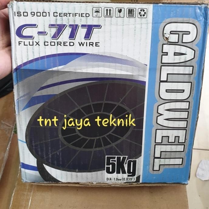 Kawat Las Co Flux Core 1Mm Caldwell 5Kg Wire Co Flux Core 1Mm