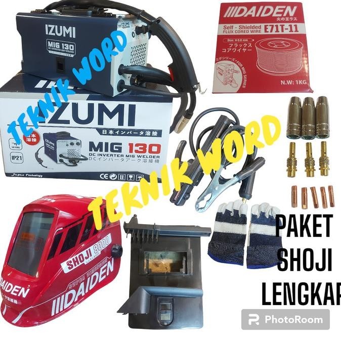 Mesin Las Izumi Mig 130 Mesin Las Co Gasless Izumi Mig 130