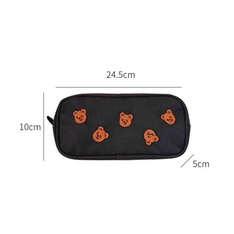 

Super Sale Kotak Pensil Estetik Premium Korean Bear / Pensil Case / Makeup Pouch / Tempat Pensil Aesthetic Korea Simple Elegan Mega Sale