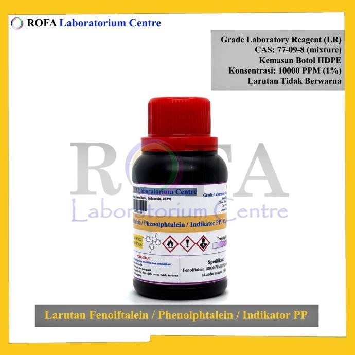 Larutan Fenolftalein | Phenolphthalein Solution 1% 100 mL