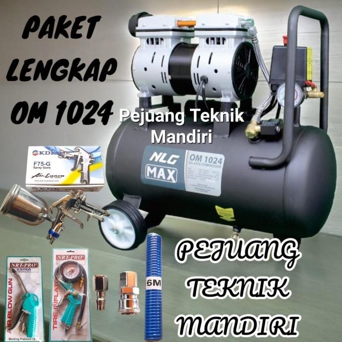 Mesin Kompresor Angin Oilless Izumi Max Om 1024 1Hp / Izumi Om1024 24L