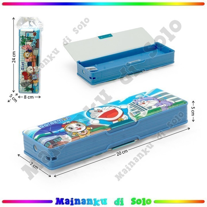 

[Mainanku] Tempat Pensil Bolak Balik & Rautan Mainan Anak